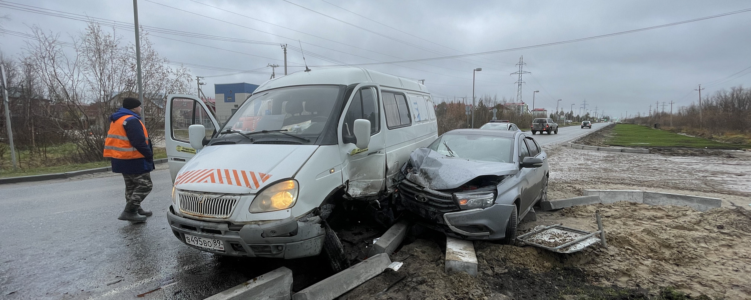 Утро 12 октября началось в Губкинском с серьезного ДТП.